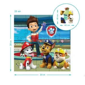 Puzzle 3-în-1 "gata de acțiune", 25, 36, 54 piese, seria patrula cățelușilor Thumbnail 4
