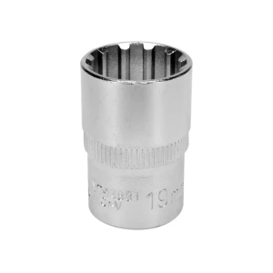 Головка торцевая двенадцатигранник 19 мм 1/2" 38 мм yato