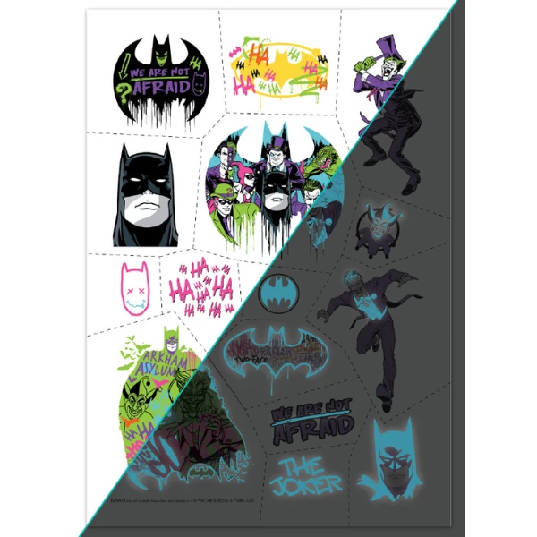 Set de tatuaje temporare pentru copii "batman: echipă" 4