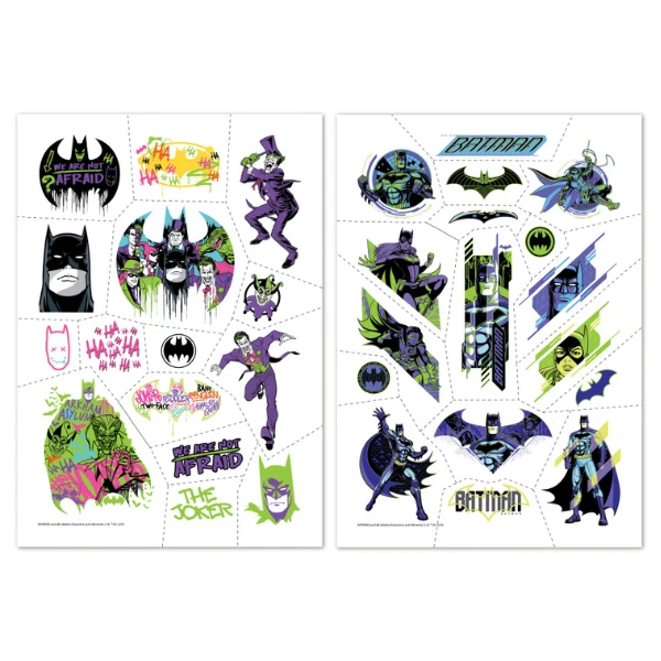 Set de tatuaje temporare pentru copii "batman: echipă" 2