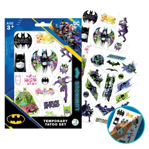 Набор детских временных татуировок "batman: команда"