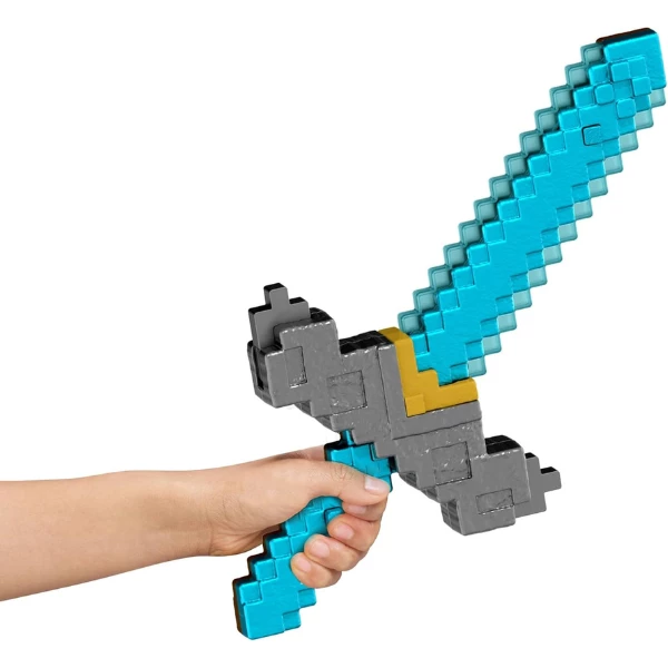 Minecraft 2-в-1: трансформирующийся меч и кирка (click and switch) 5