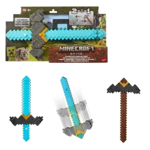 Minecraft 2-в-1: трансформирующийся меч и кирка (click and switch)
