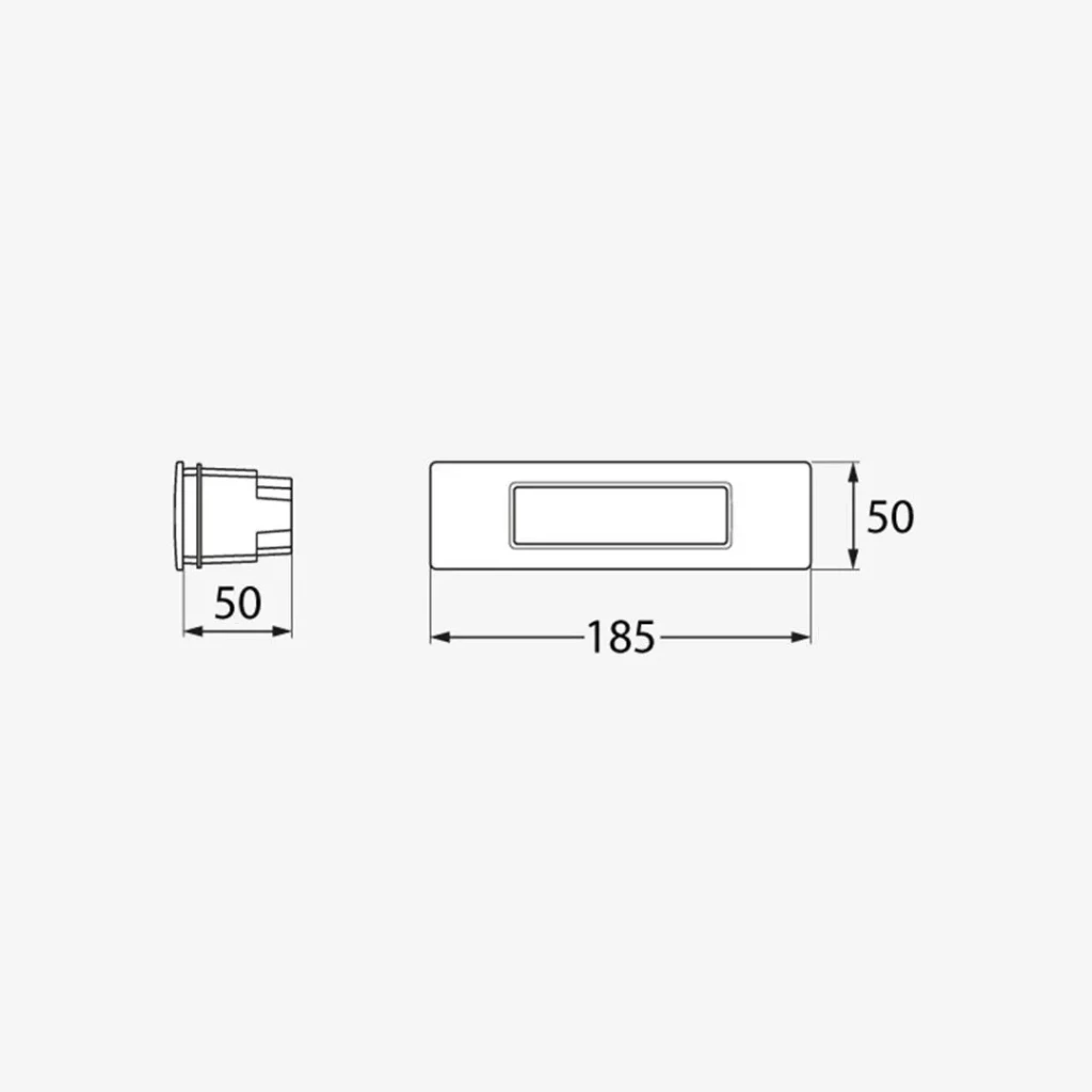 Corp de iluminat nina 190 7.5 w r7s 2700 - 4000 - 6500 k 220 - 240 v ip55 fumagalli 4
