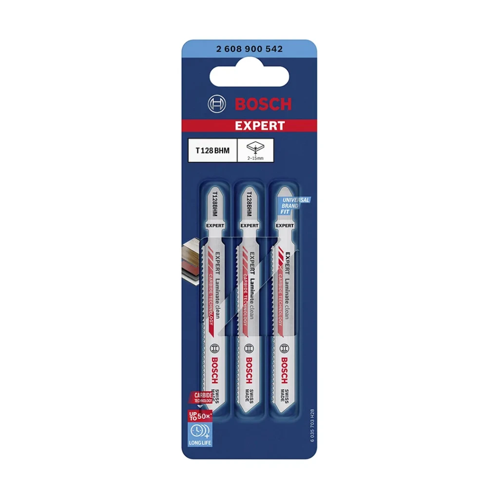 Set pânze pentru laminat pentru fierăstrau vertical (pendular) t128bhm 92 mm 3 buc. bosch 2