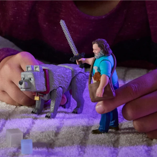 Figurină minecraft movie cu accesorii (în ass.) 11