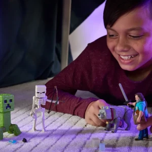 Figurină minecraft movie cu accesorii (în ass.) Thumbnail 12