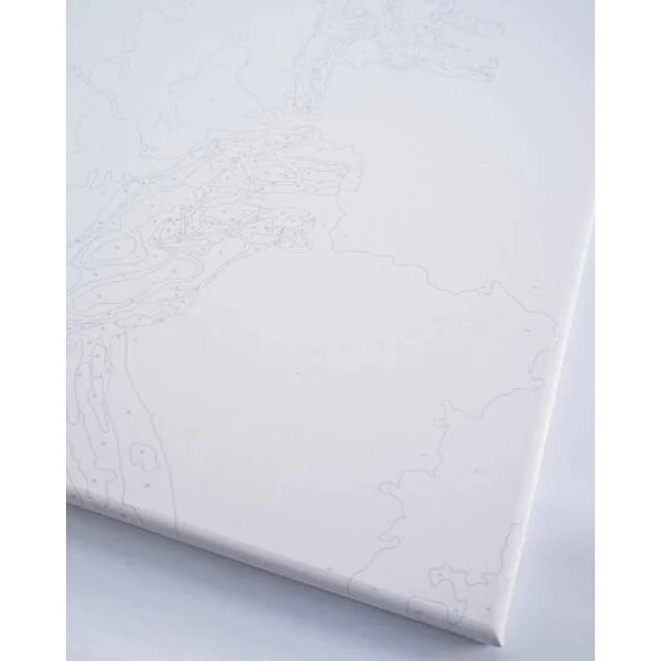 Картина по номерам 30*40 см (без упаковки) -  котята в корзине 6