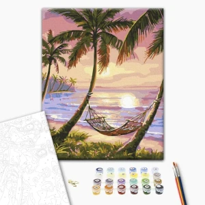 Pictură pe numere 30*40 сm (fără cutie) – colț de paradis Thumbnail 3