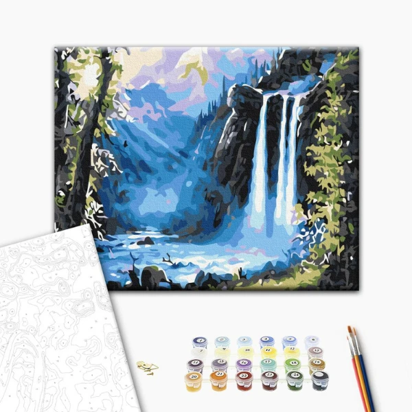 Pictură pe numere 30*40 сm (fără cutie) – planeta în mâinile omului 2