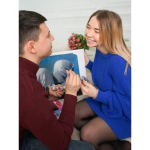 Картина по номерам 30*40 см (без упаковки) - цветущая парковка Thumbnail 10