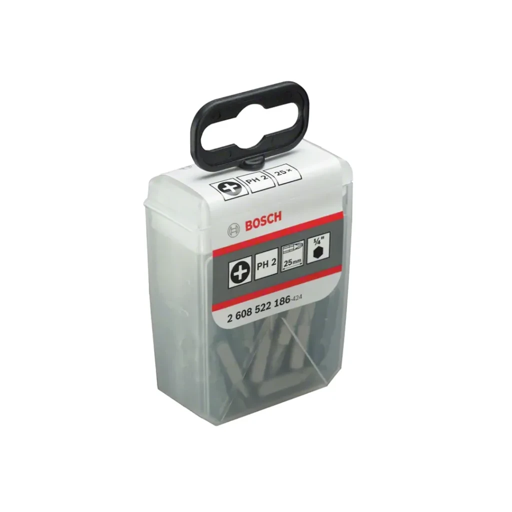 Набор бит 25 шт. ph2 1/4" bosch 2