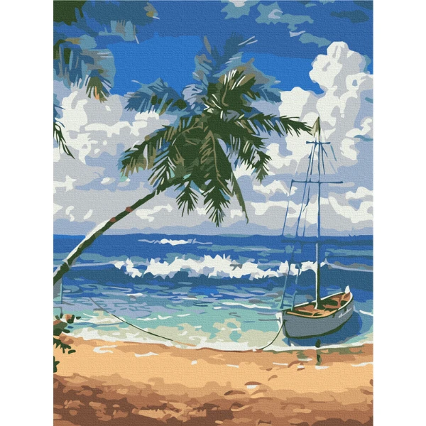 Pictură pe numere 30*40 сm (fără cutie) – insula paradisului 3