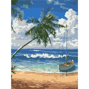 Pictură pe numere 30*40 сm (fără cutie) – insula paradisului Thumbnail 3