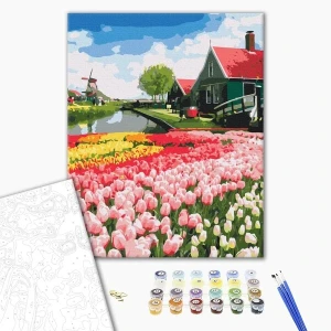 Pictură pe numere 30х40 сm (fără cutie)  – provincia olandeză Thumbnail 2