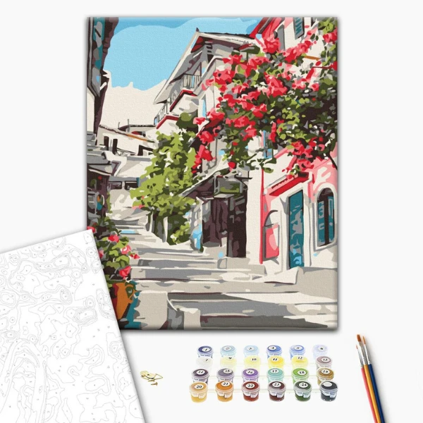 Pictură pe numere 30*40 сm (fără cutie) – grecia 2