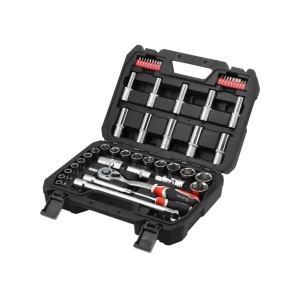 Set de chei tubulare cu clichet 1/2" 60 buc. yato