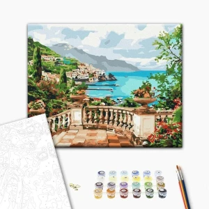 Картина по номерам 30*40 см (без упаковки) - вид на море Thumbnail 2
