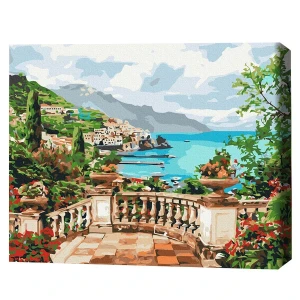 Pictură pe numere 30*40 сm (fără cutie) – vedere spre mare