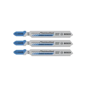 Set pânze pentru metal pentru fierăstrau vertical (pendular) t118ah/gst 83 mm 3 buc. bosch