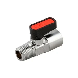 Кран aignep 0631000004 46 мм x 3/8-3/8" m (папа)-f (мама) латунь никел