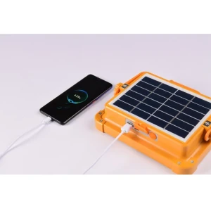 Proiector led cu panou solar turbo-200 200 w 3cct 3.7 v ip44 horoz Thumbnail 3