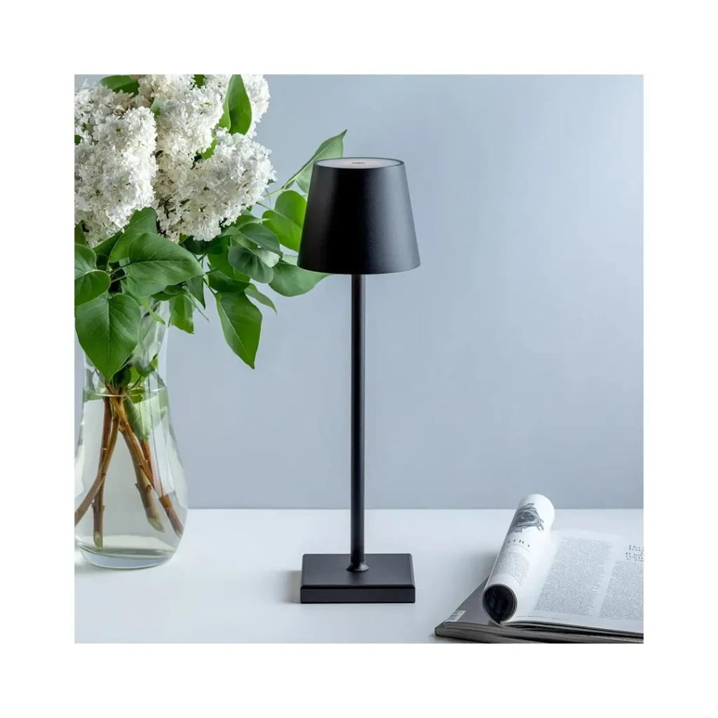 Настольная лампа al101b 2.5 вт 12 в led чёрный elmos 2
