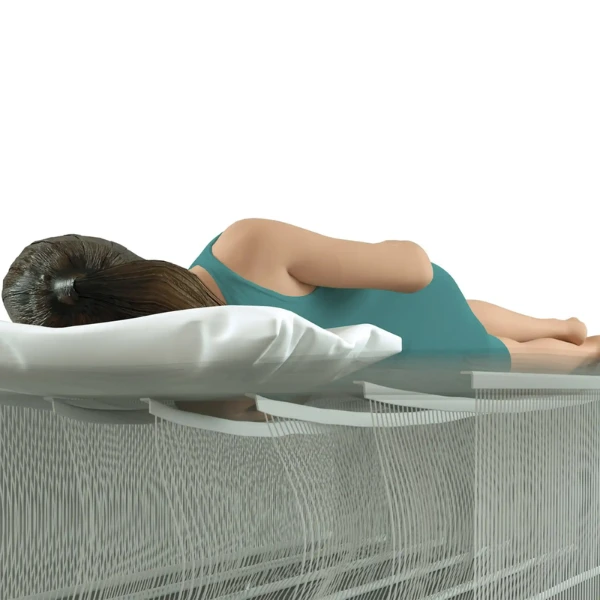 Intex надувной матрас “pillow rest classic” 137x191x25 см с подголовником, встр.нас. 220-240в, до 272 кг 3