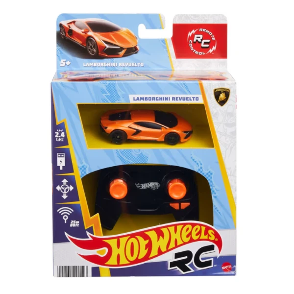 Hot wheels гоночный автомобиль 1:64 lamborghini revuelto 3