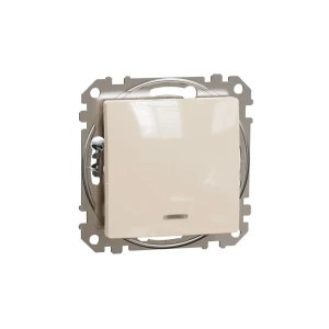 Întrerupător cu indicator sedna new 10 a bej schneider-electric