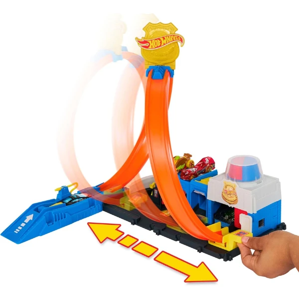 Игровой набор hot wheels city "полицейский участок" 6