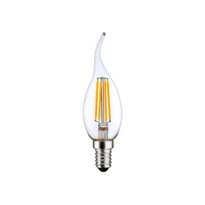 Bec led cu filament horoz filament flame-6 6 w e14 2700 k 700 lm 220 - 240 v