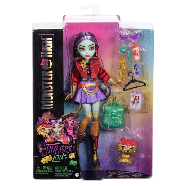 Игровой набор monster high "джинафайр лонг", с аксессуарами 3