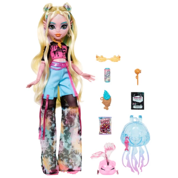 Игровой набор monster high "лагуну блю", с аксессуарами 4