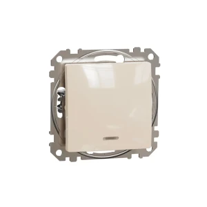 Întrerupător cap scară cu indicator sedna new 10 a 220 - 240 v bej schneider-electric
