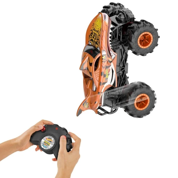 Hot wheels monster truck 1:24 "rechinul tigru de neoprit" 5