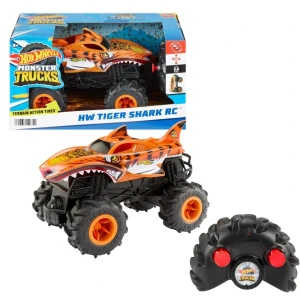 Hot wheels monster trucks 1:24 "неудержимая тигровая акула"