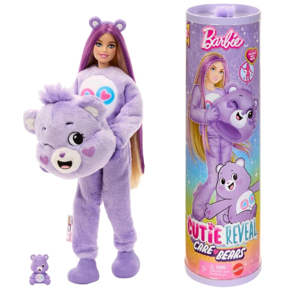 Кукла barbie cutie reveal “барби в плюшевом костюме медведя” 7
