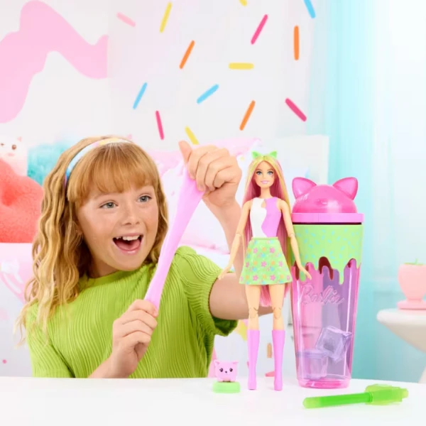 Кукла barbie pop reveal, серия shakes 7