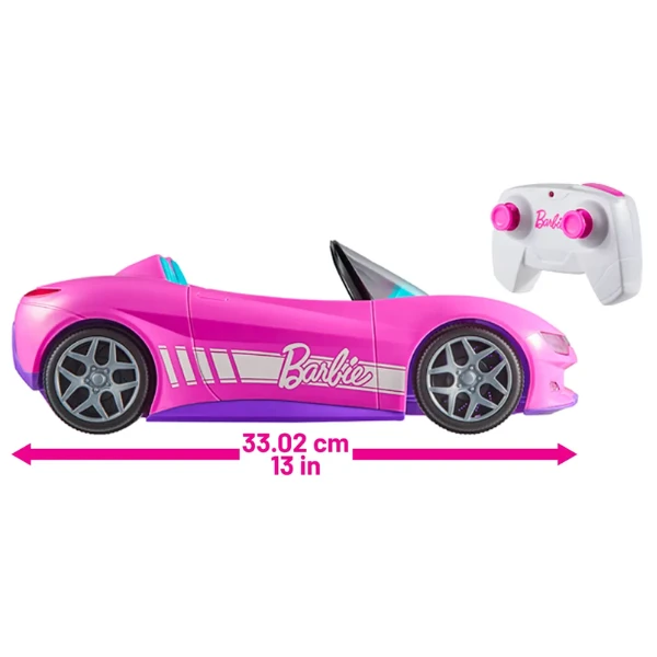 Hot wheels cabriolet barbie cu telecomandă 5