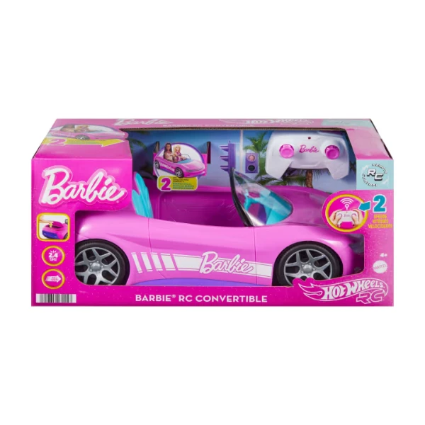 Hot wheels cabriolet barbie cu telecomandă 3