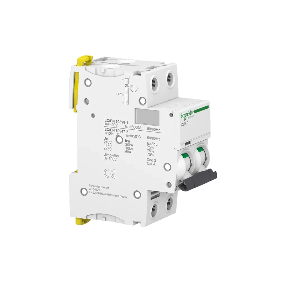 Întreruptor automat schneider-electric acti9 ic60 2p 25 a d 3