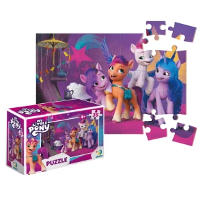 Puzzle-mini &quot;Întâlnire veselă&quot;, seria My Little Pony, 35 elem.