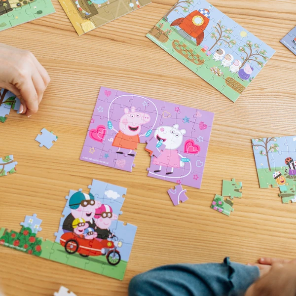 Puzzle-mini "călătorie cu motocicleta", seria peppa pig, 35 elem. 8
