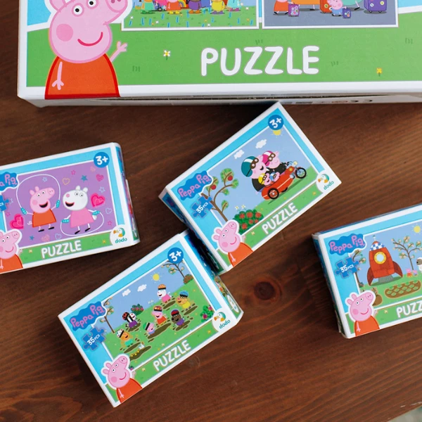 Puzzle-mini "călătorie cu motocicleta", seria peppa pig, 35 elem. 9