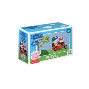 Puzzle-mini "călătorie cu motocicleta", seria peppa pig, 35 elem. Thumbnail 3