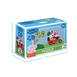 Puzzle-mini "călătorie cu motocicleta", seria peppa pig, 35 elem. Thumbnail 5