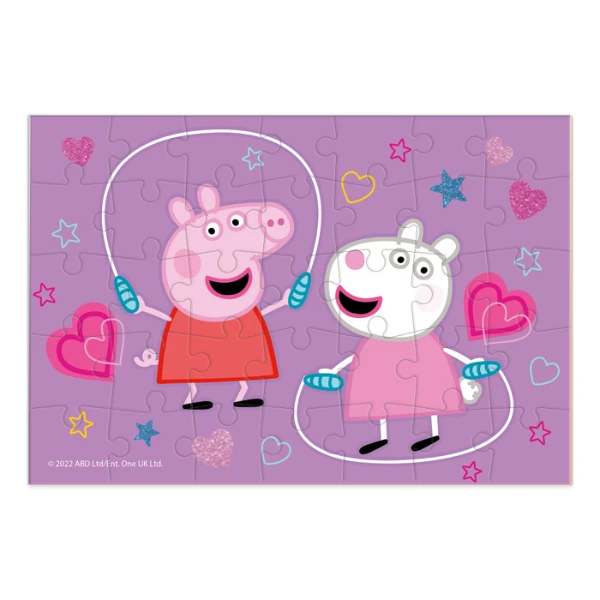 Puzzle-mini "joacă cu prietena", seria peppa pig, 35 elem. 2