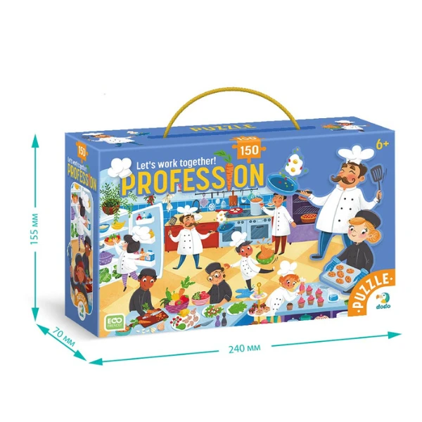 Puzzle "bucătar", seria profesii, 150 elem. 6