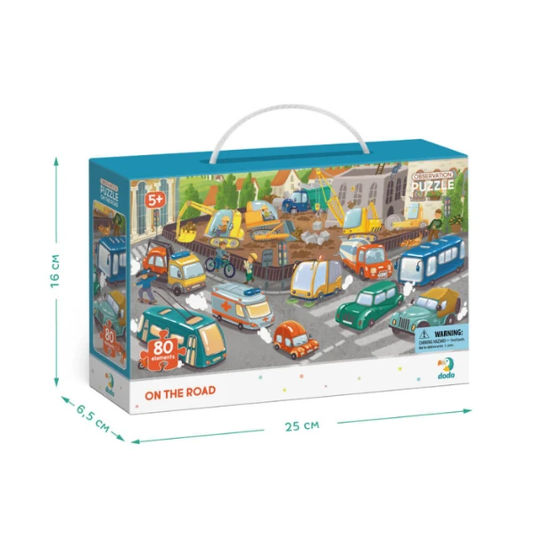 Puzzle "atenție pe drum", seria observation, 80 elem. 4